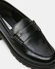 MIRAN BLACK LEATHER