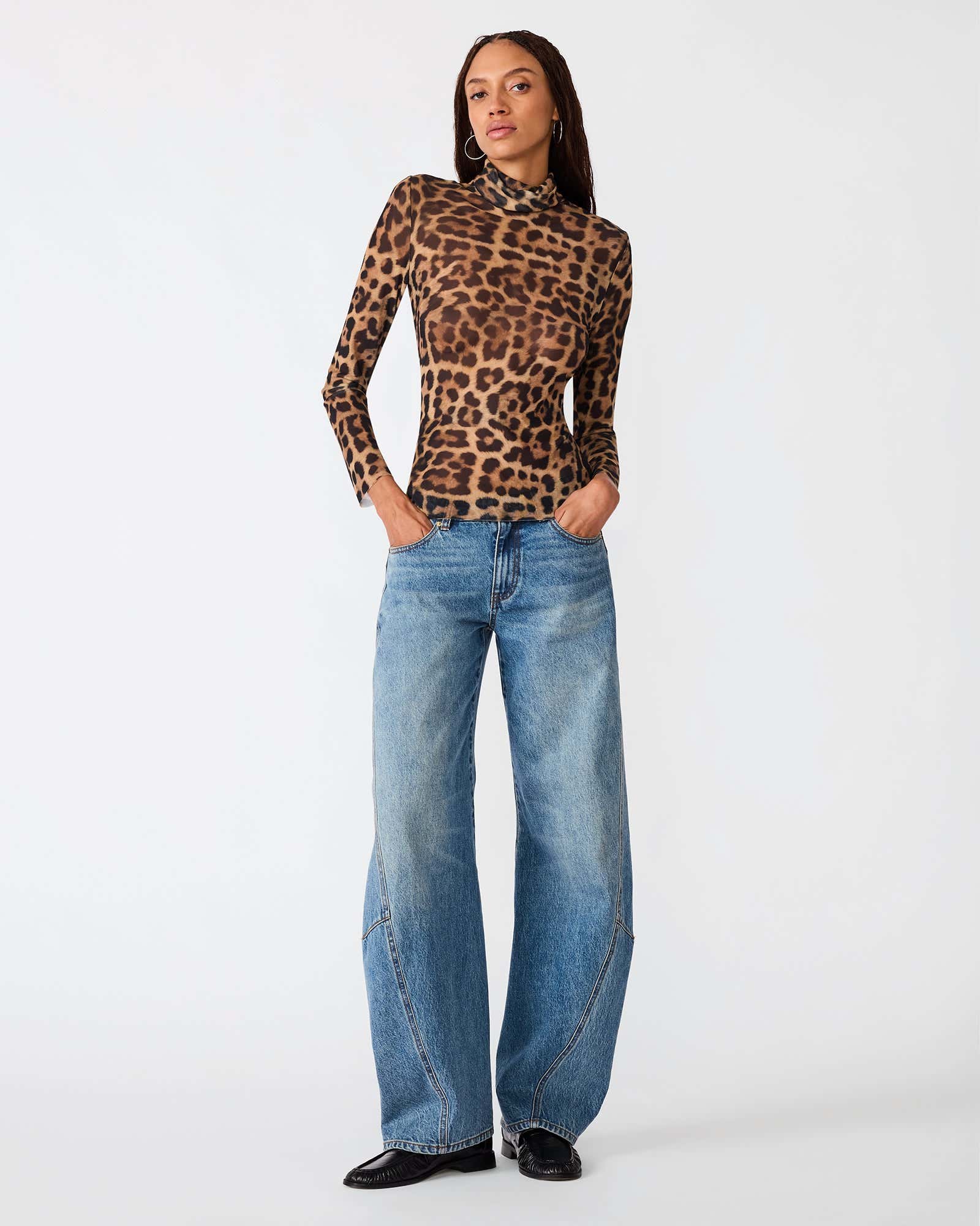 TEAGHAN TOP HOT SPOTS PRINT