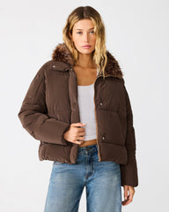 BERWIN COAT DARK TOFFEE