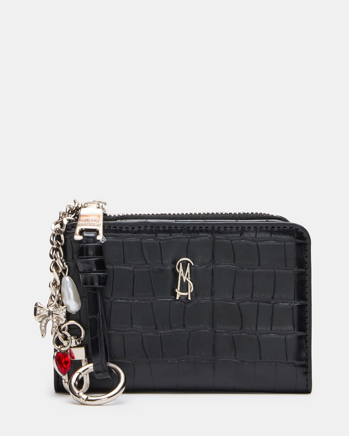 SORELLA WALLET GIFT SET BLACK CROCODILE