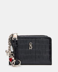 SORELLA WALLET GIFT SET BLACK CROCODILE