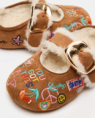 TODDLERS' CLOUDY COGNAC MULTI