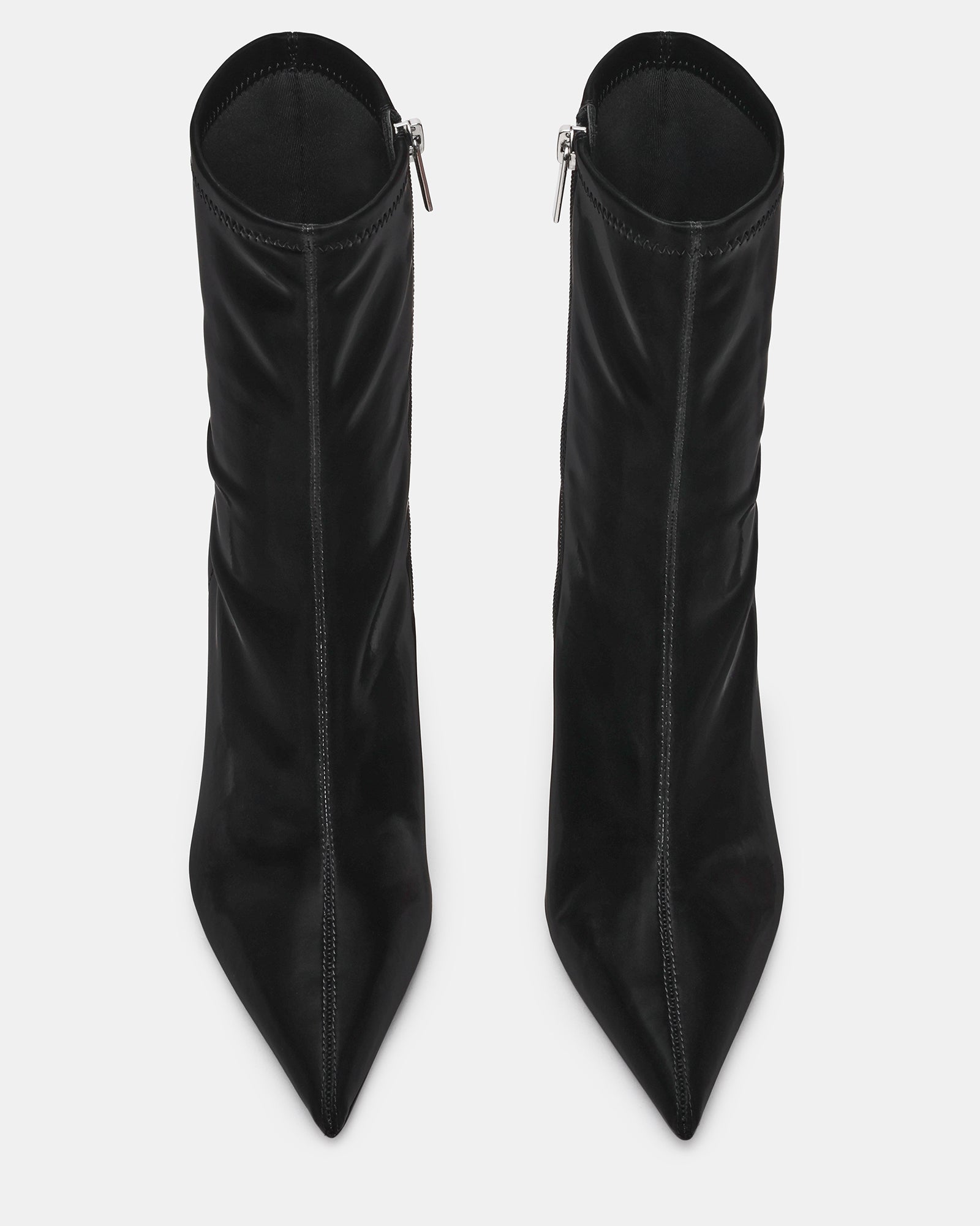 MACKENA BLACK TECHNO SATIN